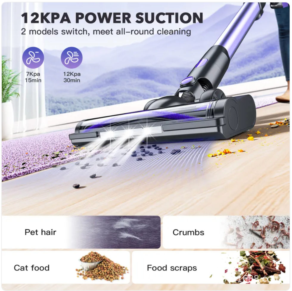 Compact Extendable Vacuum Cleaner for Homes