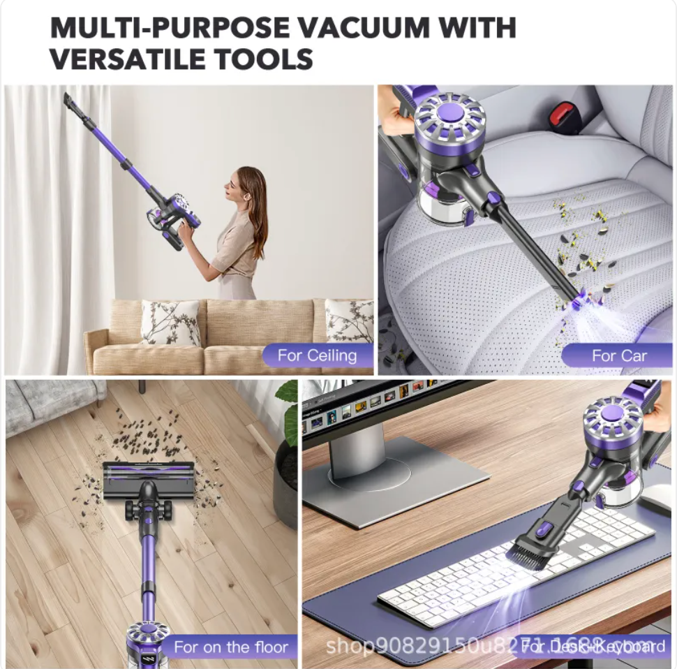 Compact Extendable Vacuum Cleaner for Homes