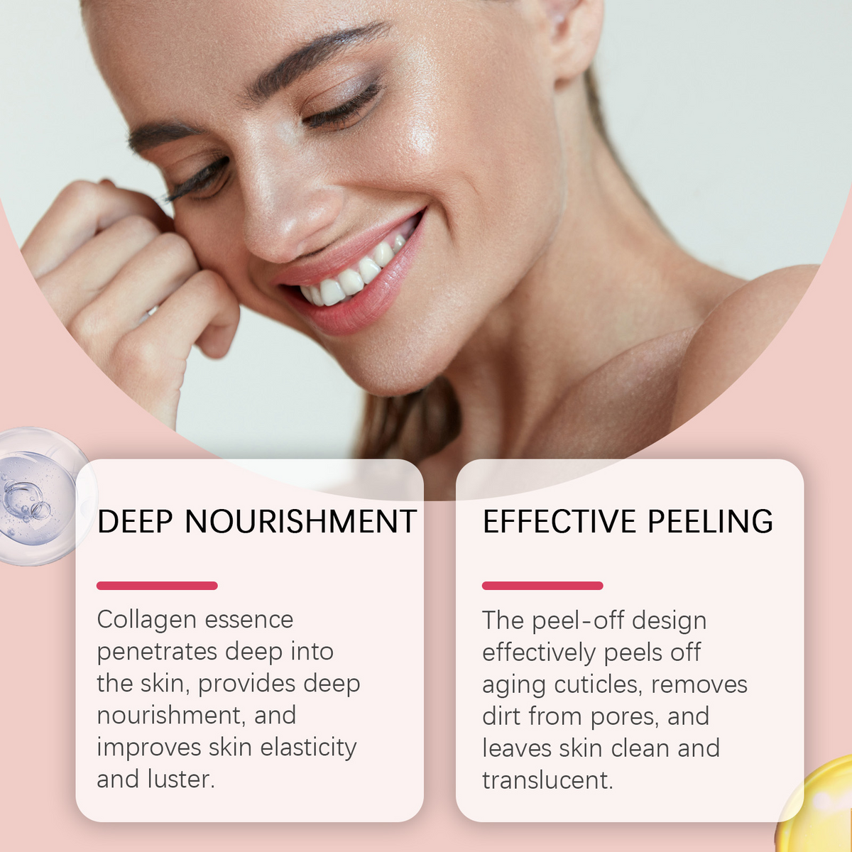 Collagen Peel-Off Mask Hydrating Face Cleanser