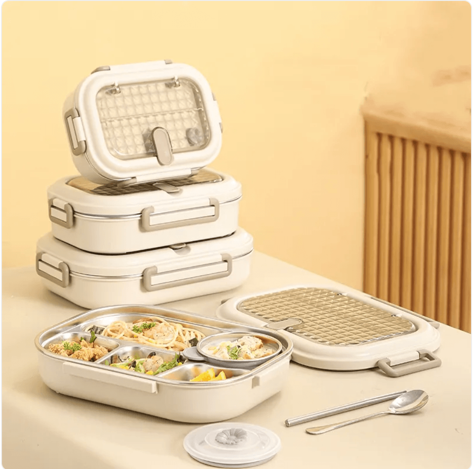 Stainless Steel Microwavable Lunch Box