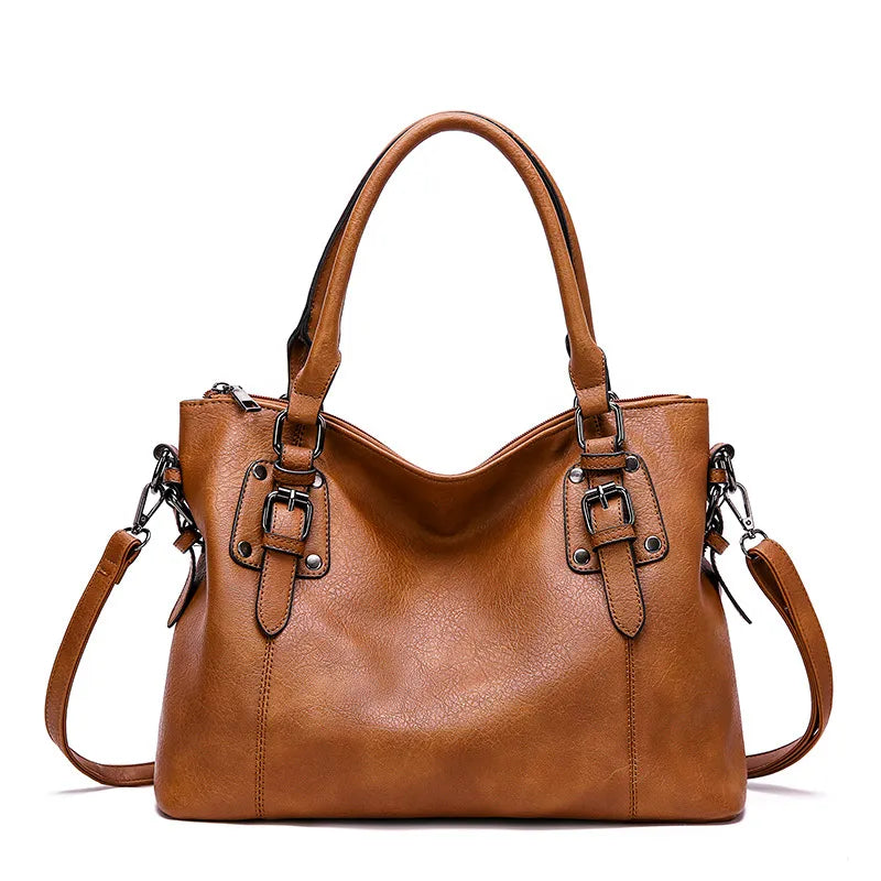 Chic Retro Shoulder Bag - High Capacity