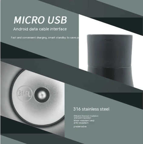 Smart UV Sterilizing Insulated Water Bottle