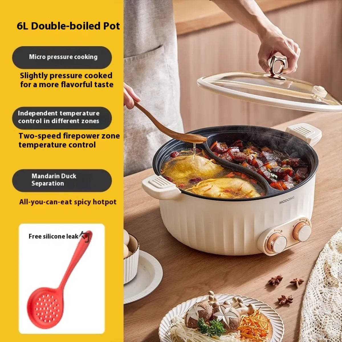 Modong Dual-Taste Electric Pot