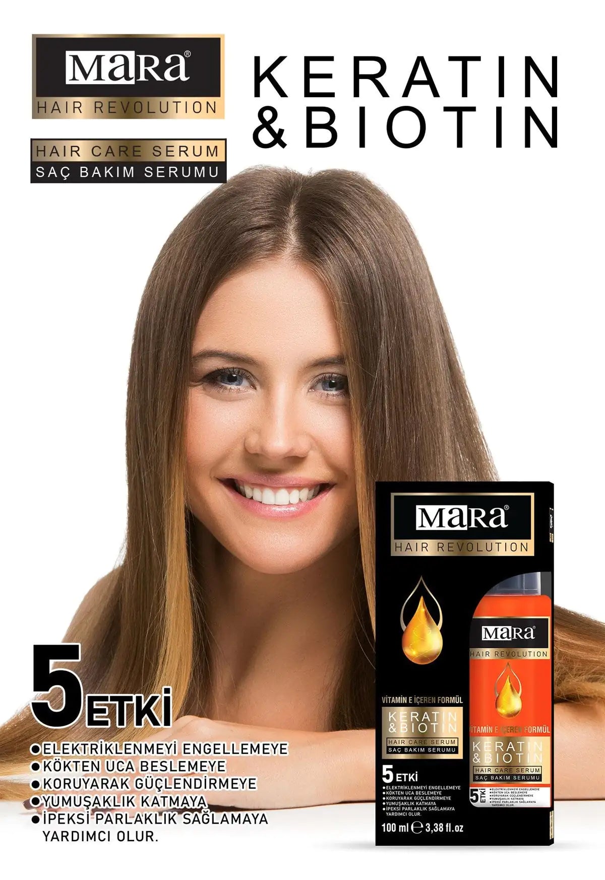 Mara Keratin & Biotin Renewal Serum 100ml