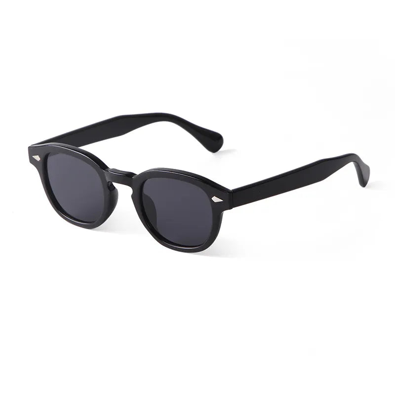 Trendy Small Oval UV Sunglasses