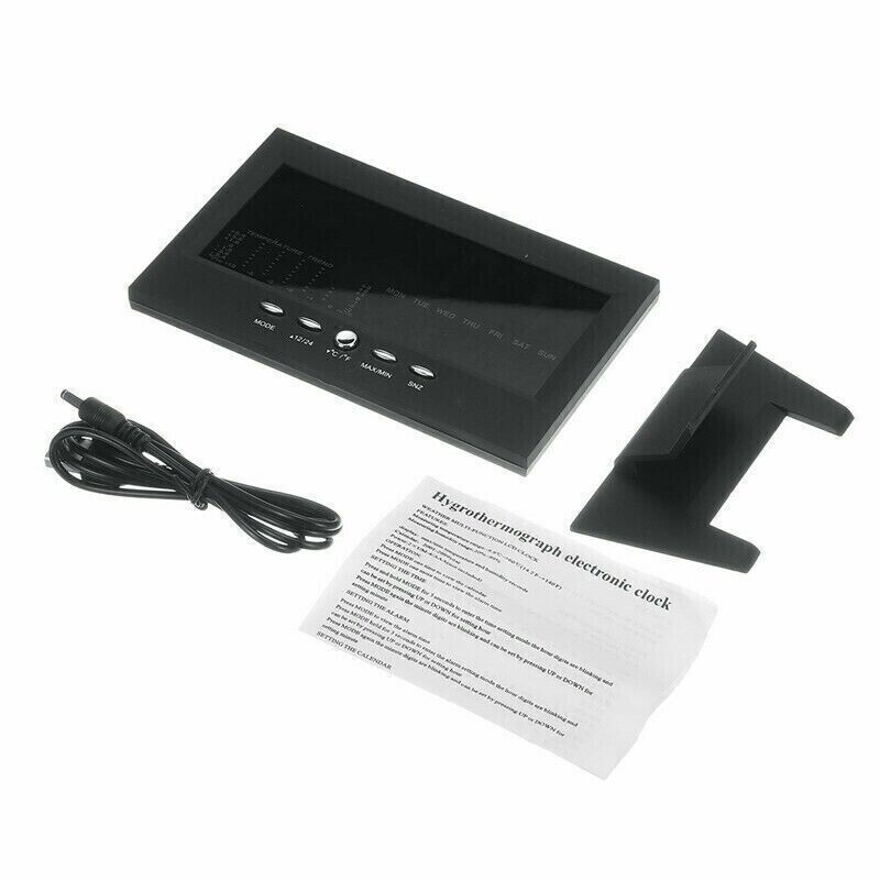 LED Multi-Function Alarm Clock with Weather Display