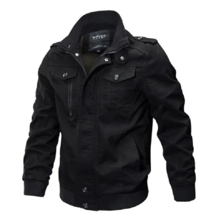 Vintage Cotton Flight Jacket for Men