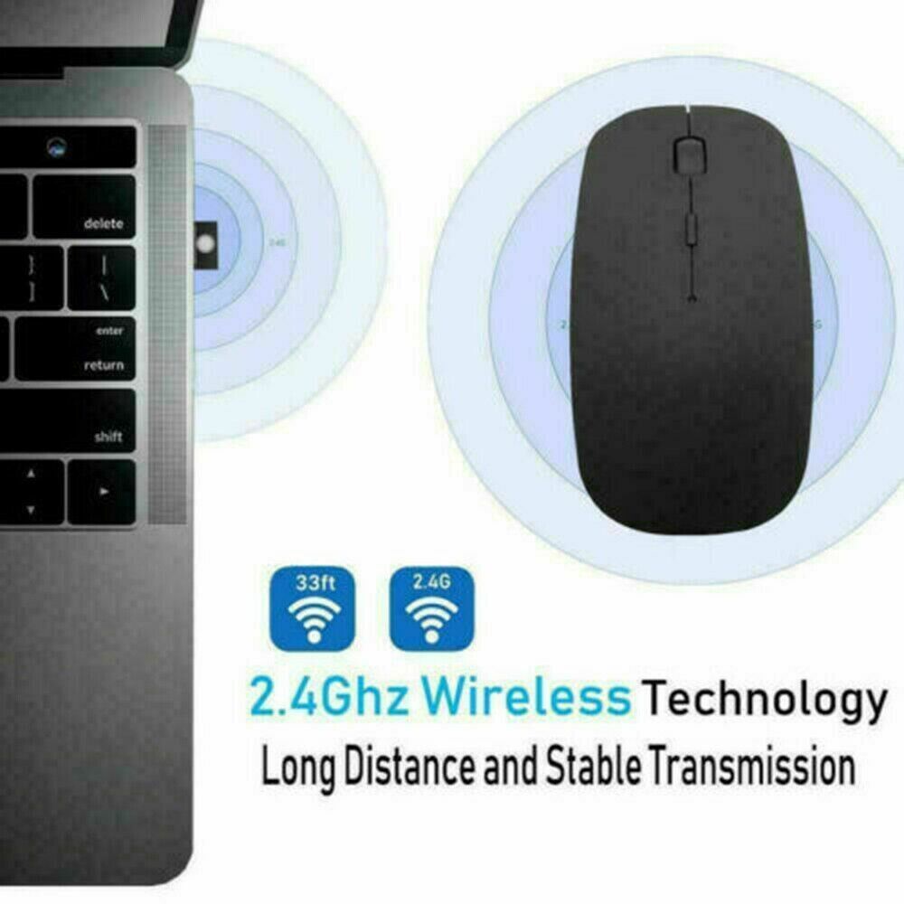 2.4GHz Wireless Optical Mouse for Mac & PC