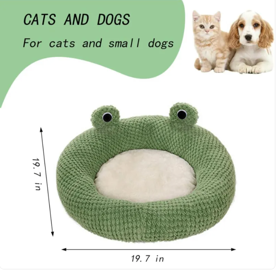 Froggy Plush Pet Nest ChicCharm