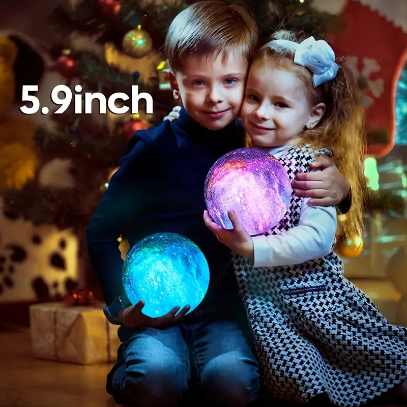 Celestial 16-Color LED Moon Lamp
