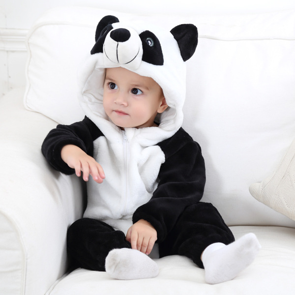 Baby Jumpsuit Newborn Flannel Animal Romper ChicCharm