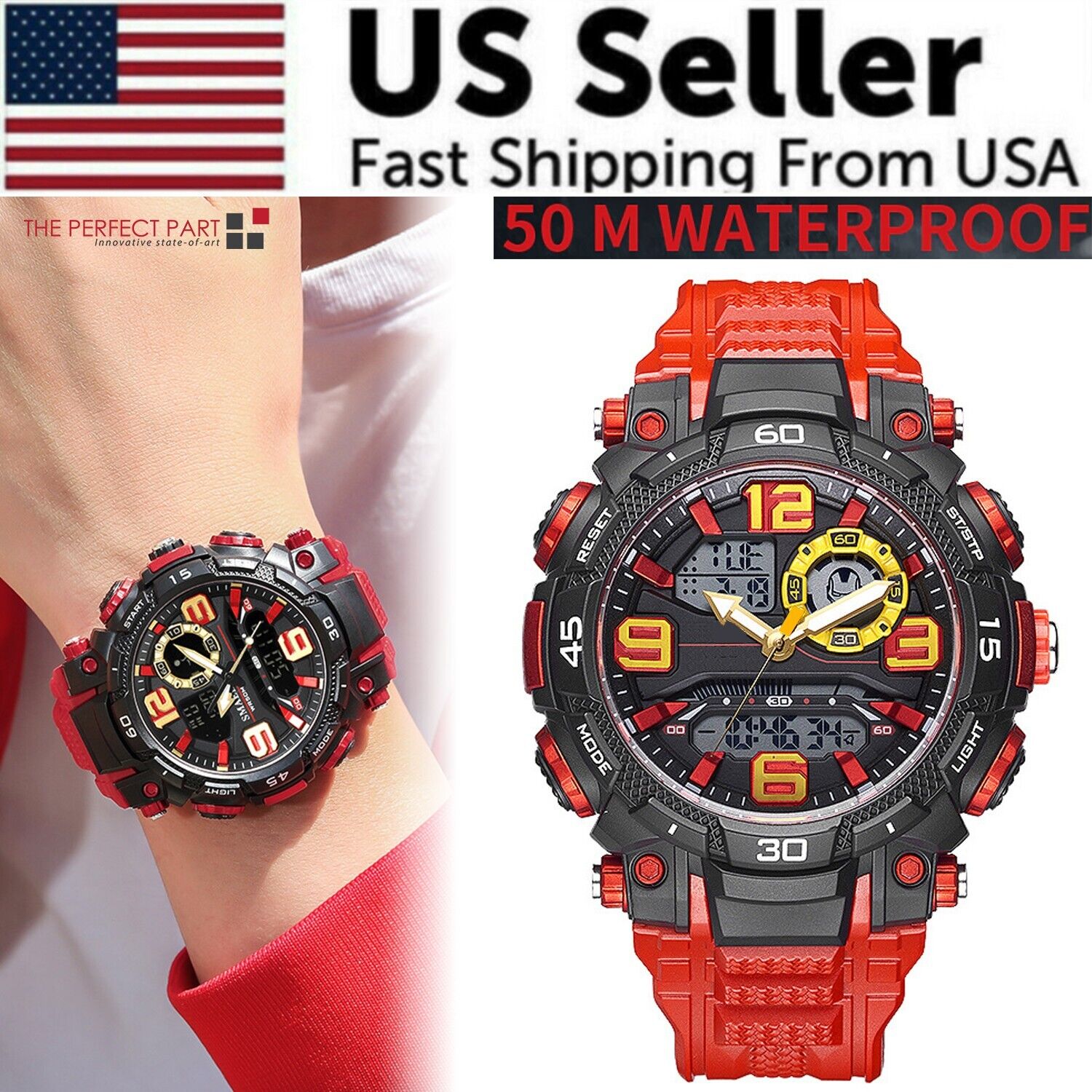 Tactical Sport Digital Watch for Men