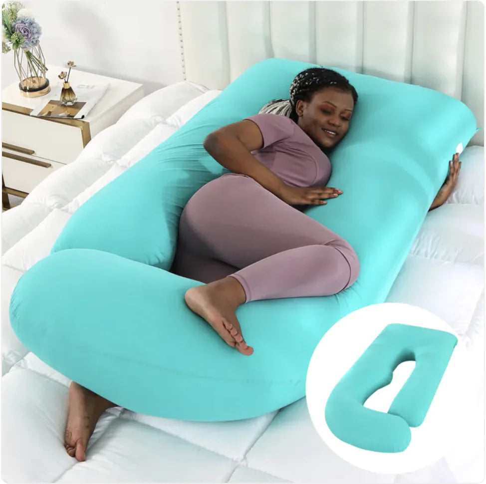 J-Shaped Pregnancy Support Pillow