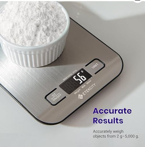 Precision Steel Rechargeable Scale