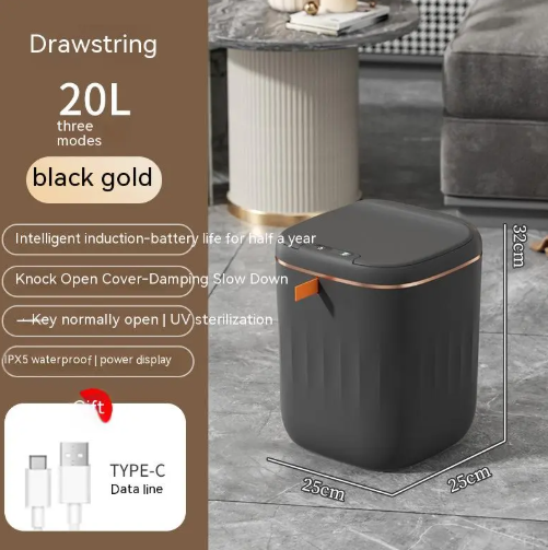 AutoLid Smart Bin for Home & Office ChicCharm