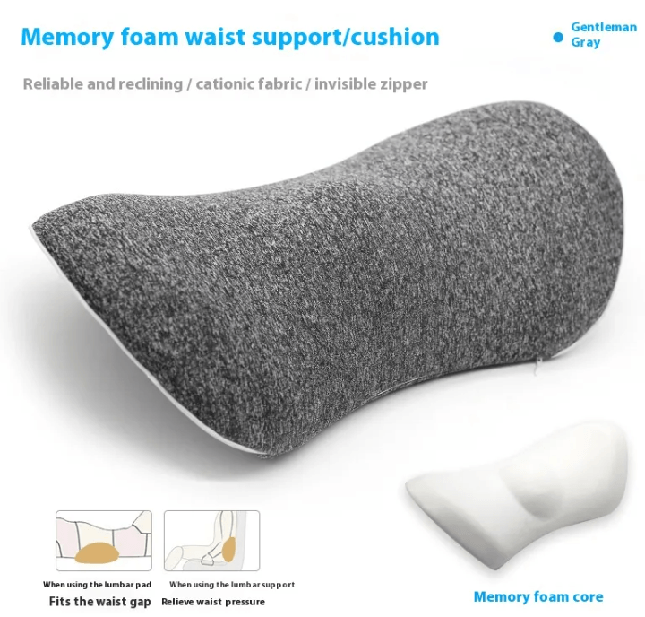 ComfortAlign Memory Foam Lumbar Pillow
