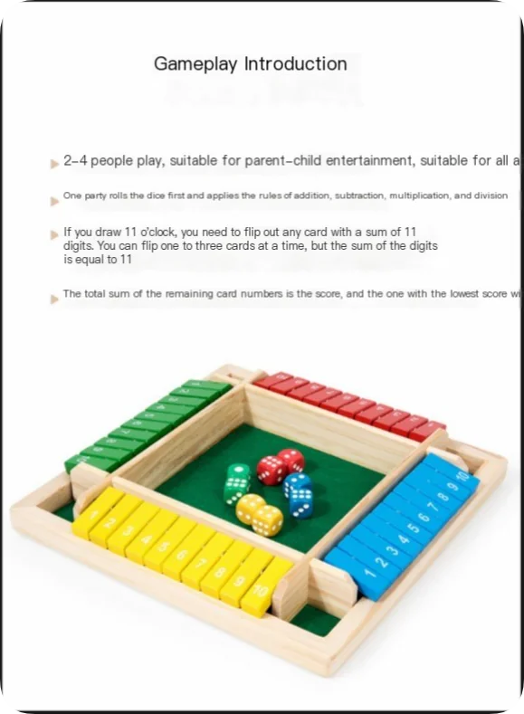 Classic Math Board Game Deluxe