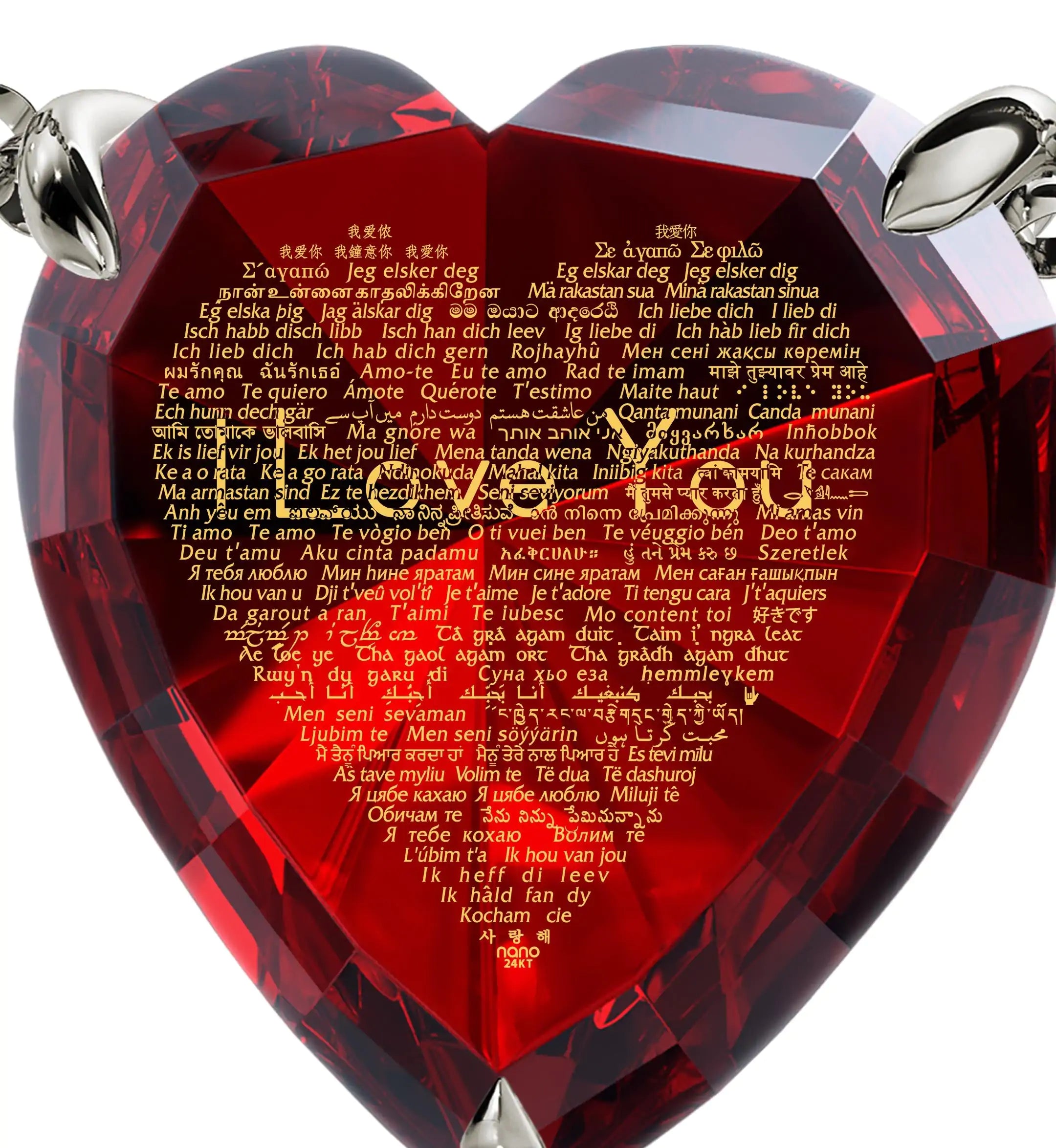 Heartfelt Silver 925 Love Pendant & Earrings Set