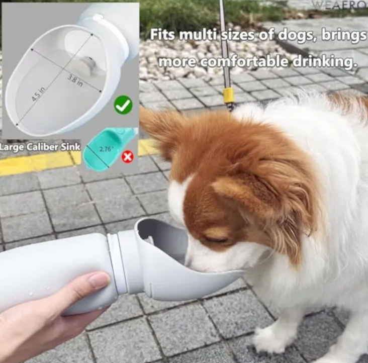 Portable dog water bottle Hydrator