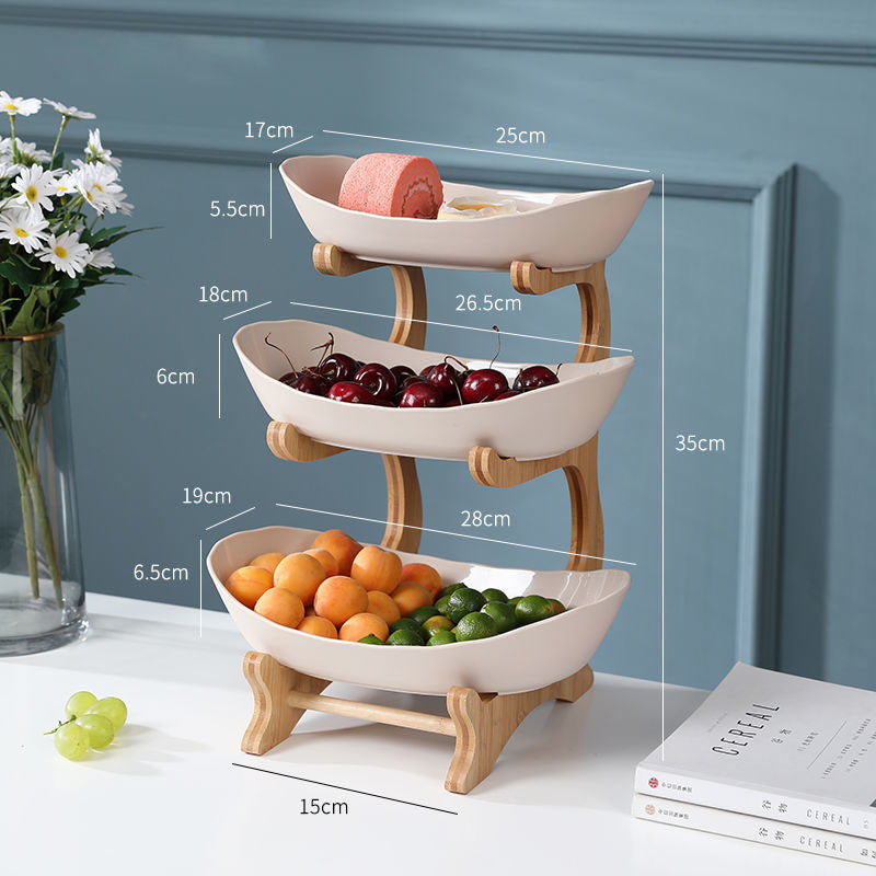 Tiered Fruit Display Stand