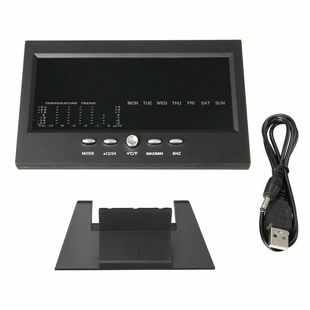 LED Multi-Function Alarm Clock with Weather Display
