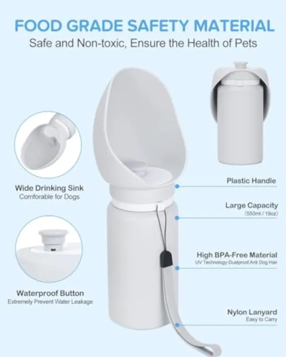 Portable dog water bottle Hydrator