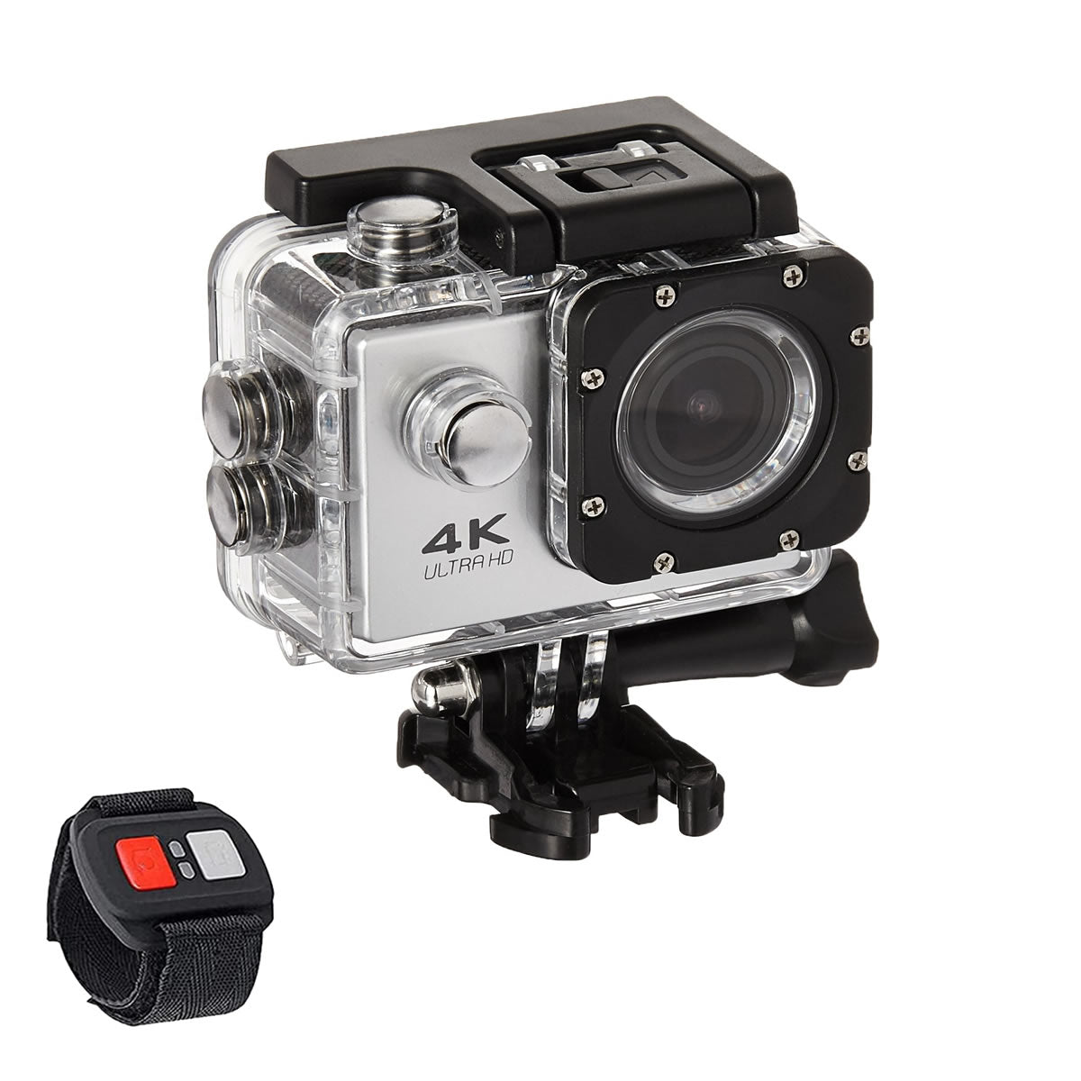 4K UHD Action Camera with WiFi & RF Remote