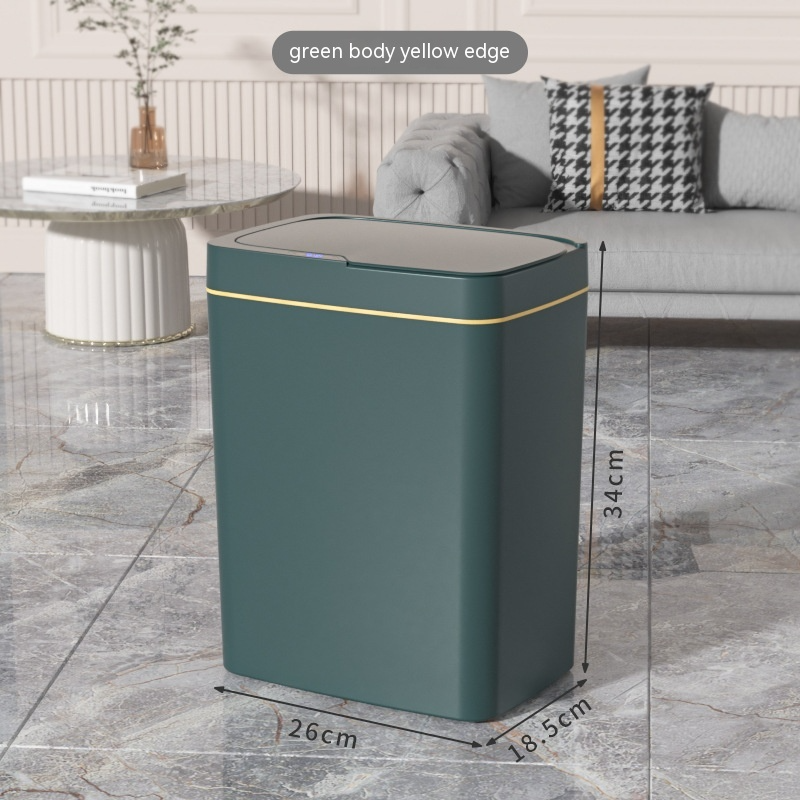 Smart Inductive Trash Bin with Lid ChicCharm