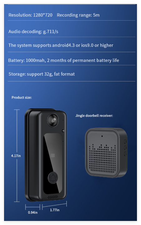 Smart Wireless Doorbell Kit