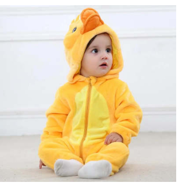 Baby Jumpsuit Newborn Flannel Animal Romper ChicCharm