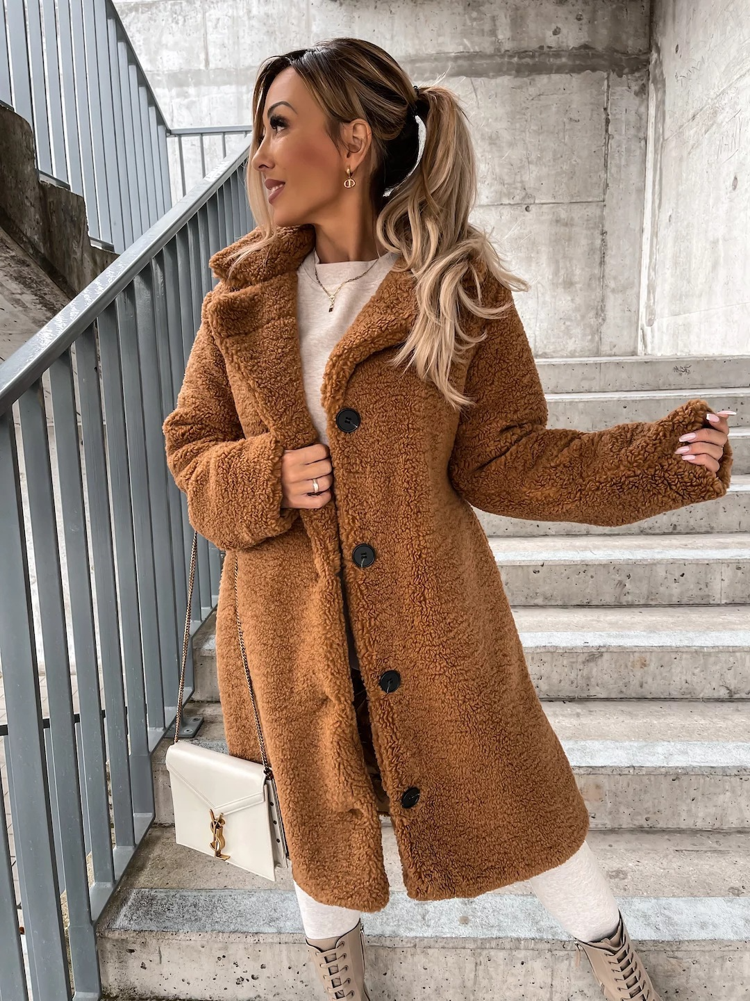 Lamb Wool Elegance Coat