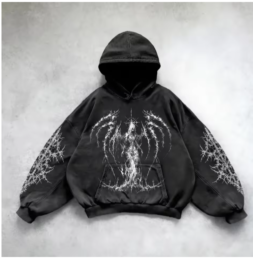 Metro Flair Hooded Art Sweatshirt