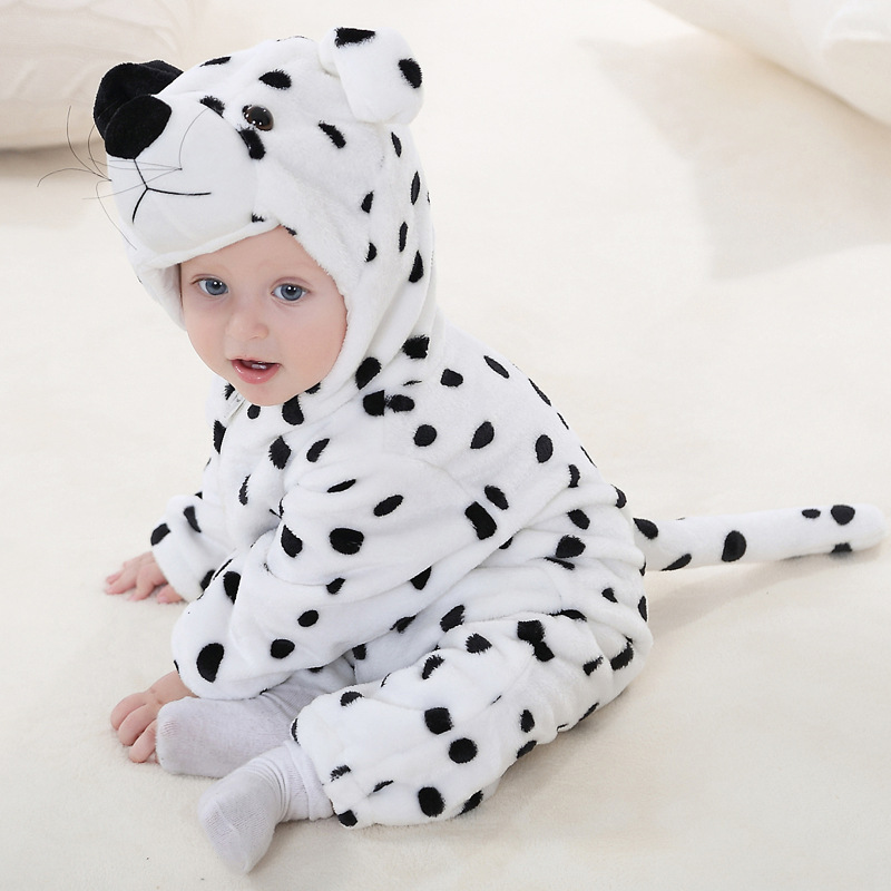 Baby Jumpsuit Newborn Flannel Animal Romper ChicCharm