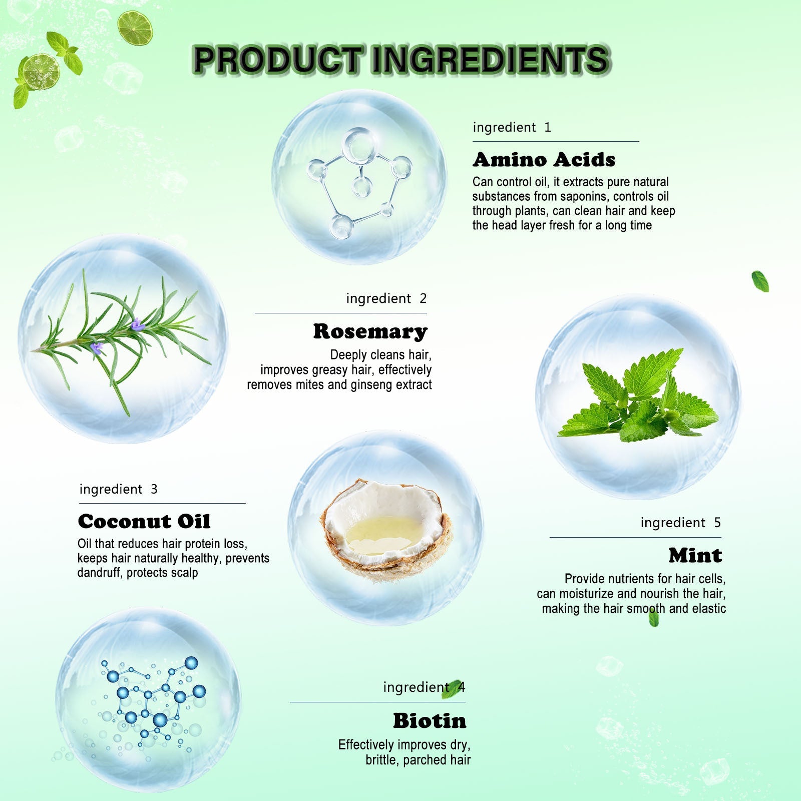 RoseMint Hair Growth Shampoo