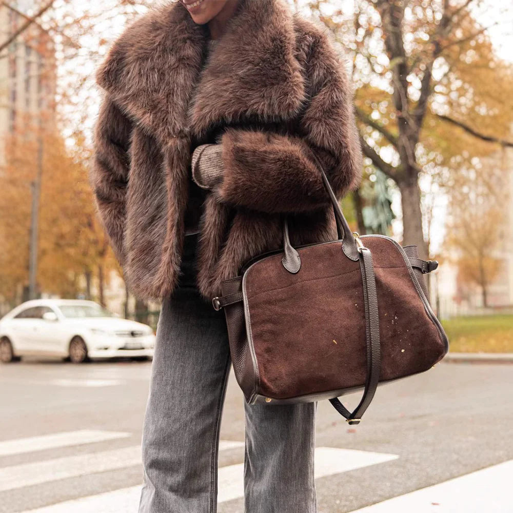 Chic Plush Fur Jacket