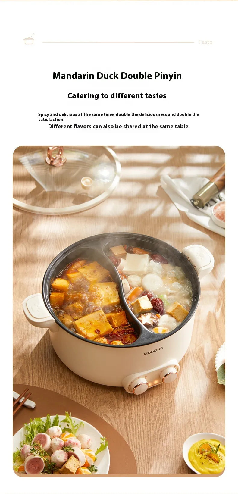 Modong Dual-Taste Electric Pot