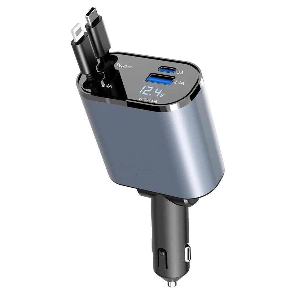 SpeedCharge 120W 4-in-1 Car Charger