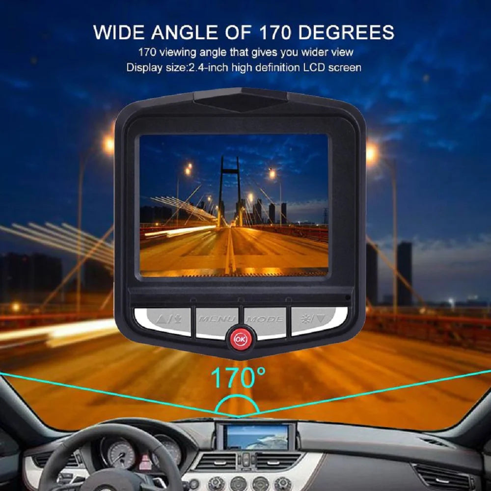 HD Night Vision Dash Cam 2.4&
