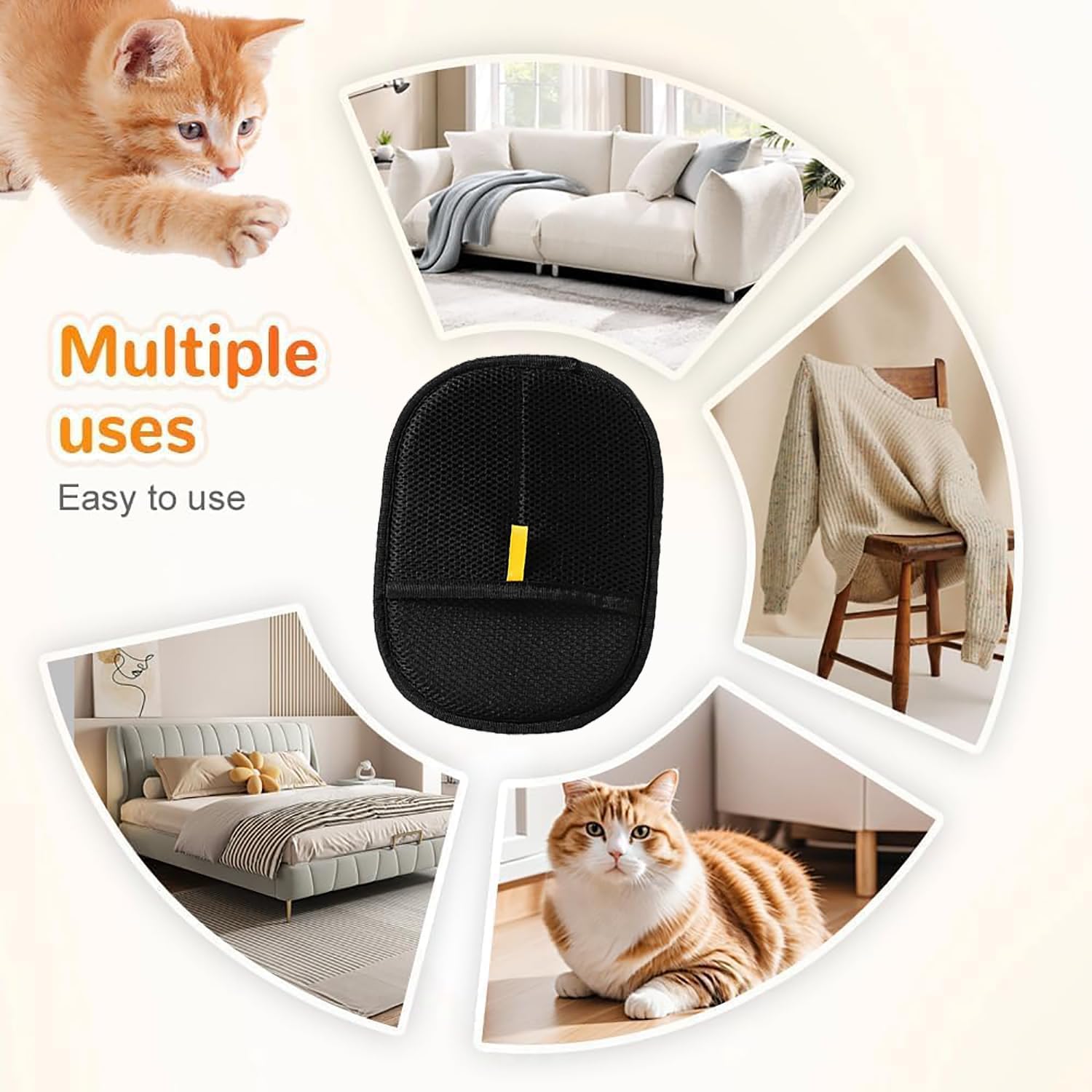 WagMitt Pet Hair Cleanup Glove