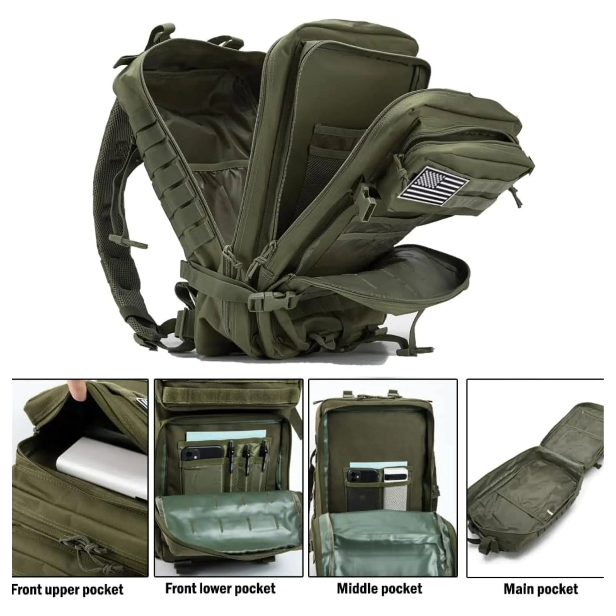 Expansive Tactical Gear Backpack