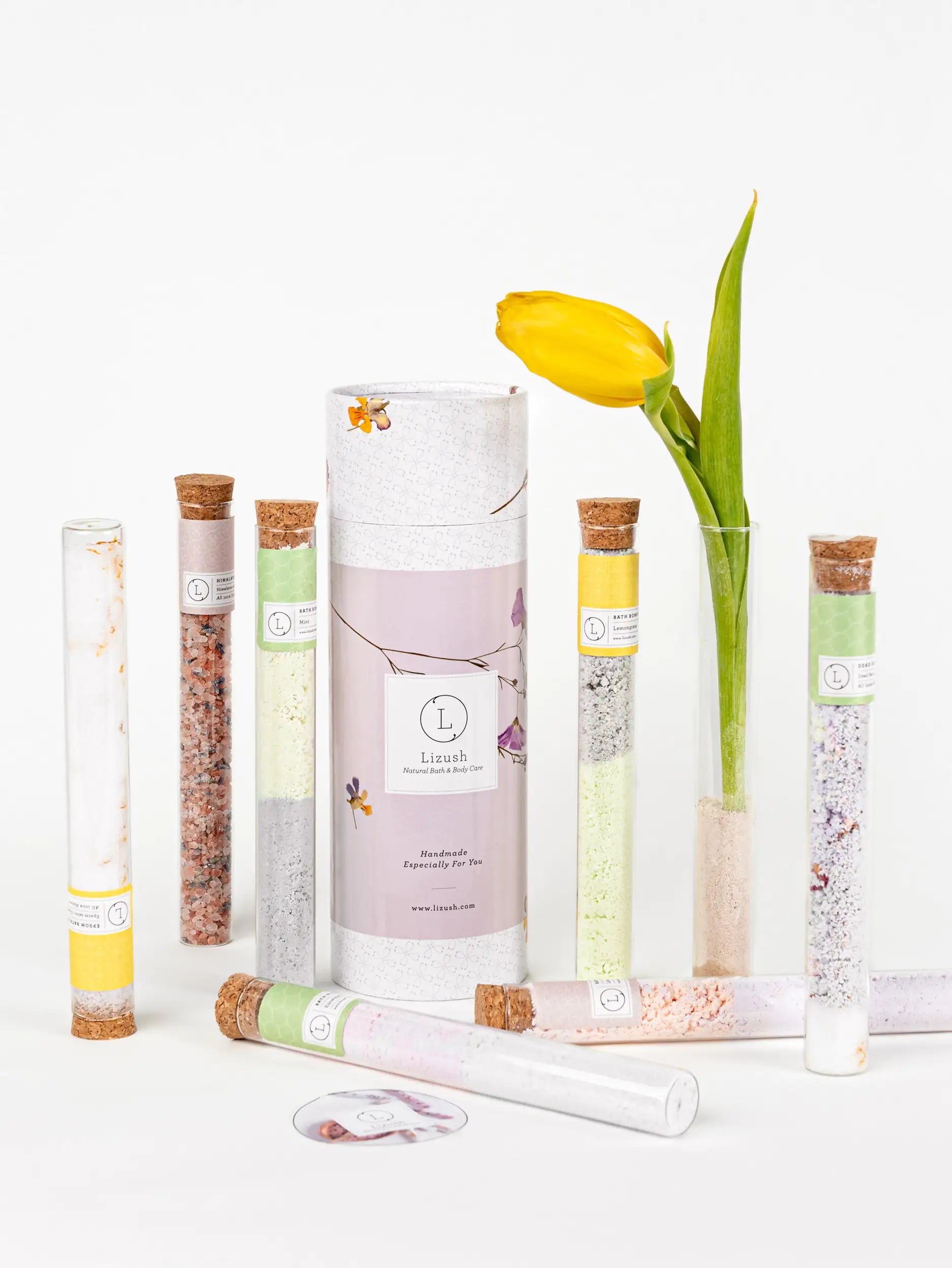 Botanical Bliss Bath Tube Set - 7 Unique Blends