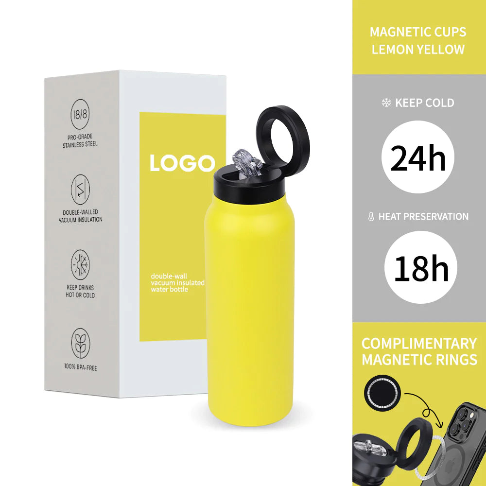 SnapLid Steel Bottle