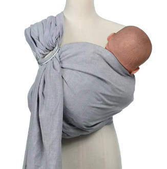 CottonLinen Comfort Baby Sling