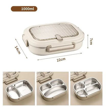 Stainless Steel Microwavable Lunch Box