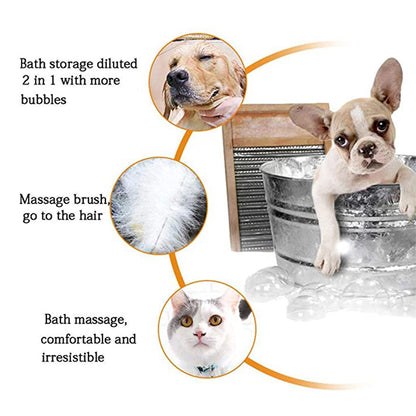 Dual-Action Pet Grooming Tool