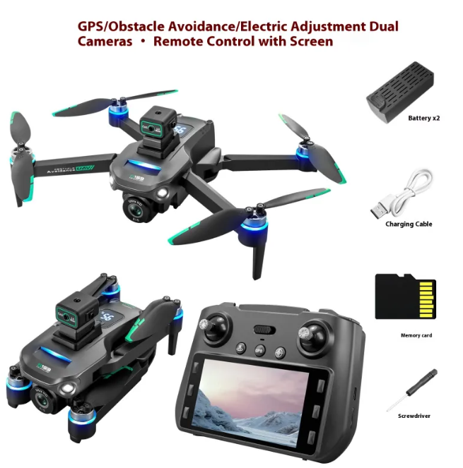 GPS Smart Drone with HD Camera &amp; Collision Avoidance