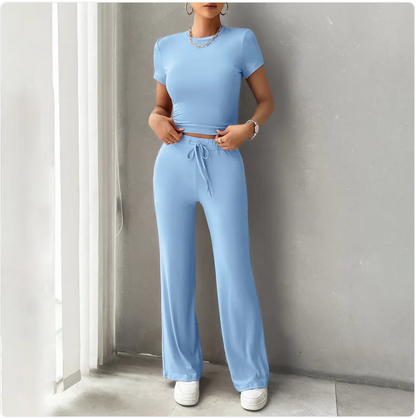 Chic Urban Round Neck Set