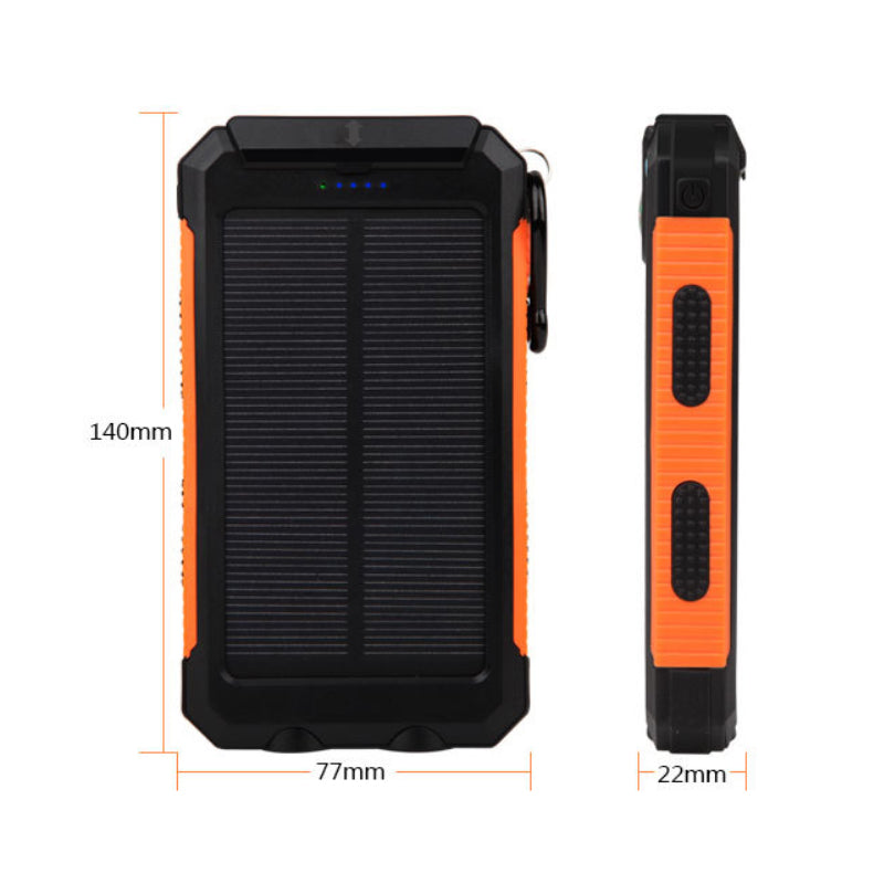 MegaCharge 20k mAh Rugged Solar Power Bank ChicCharm
