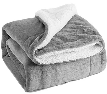Luxury Sherpa Cashmere Throw