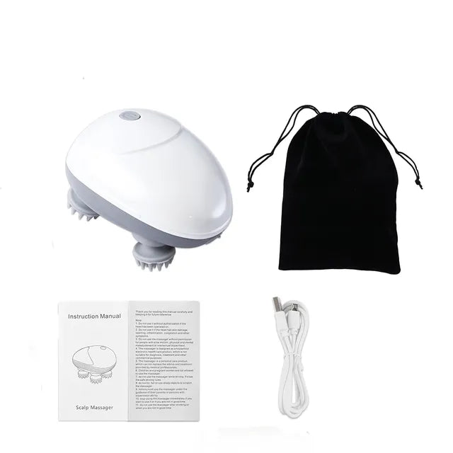 Kneading Scalp Relaxer with Vibrations